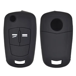 2 Button Silicone Key Shell Cover Fit For Vauxhall Opel Corsa Astra Meriva Vectra Zafira Gtc Signum Tigra Remote Flip Fob Case