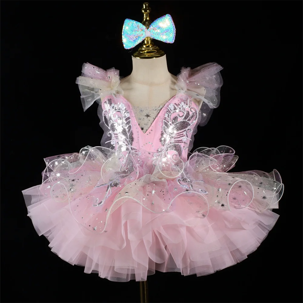 Summer Robe Fille Outfit Kids Clothes Dress Girl Ballet Leotards Party Vestidos Costumes Girls Dresses Tutu Baby Children Ballet