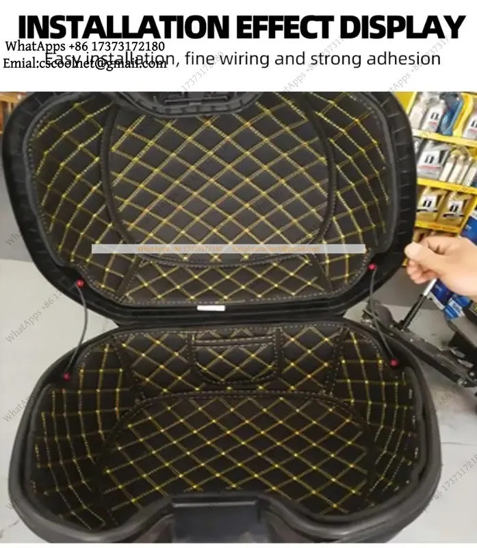 For GIVI E45 Motorcycle Rear Luggage Box Inner Liner Pad Tail Case Bag Trunk Lining Cushion Accessories