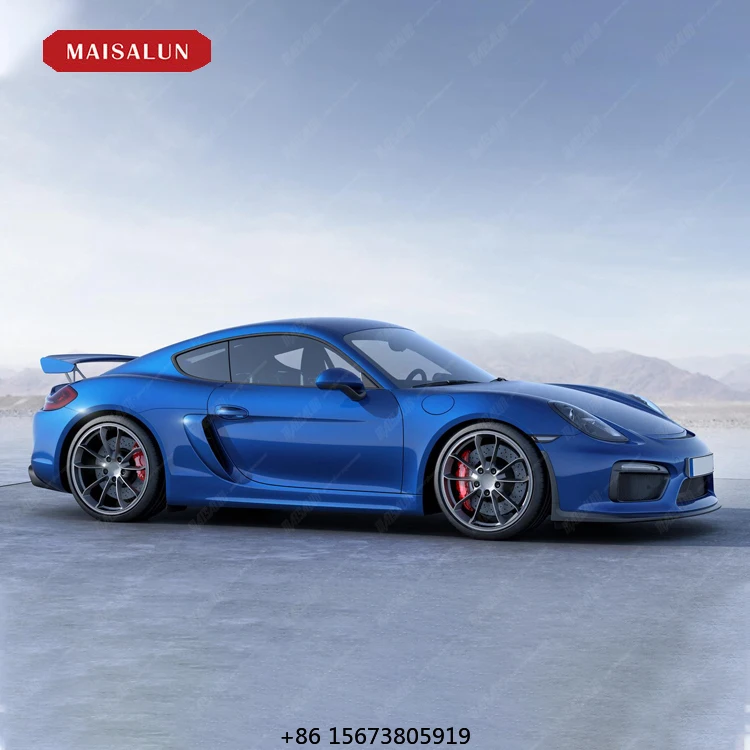 Conversion Kit for  718 Upgrade to GT4 Style Full Set Body Kit PP Material Front Bumpers Rear Diffuser Spoiler Exhaust