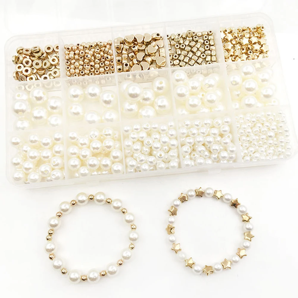 Fashion Simple Bead Kits Stylish Beaded Bracelets Making Accessories For Home Deecorations