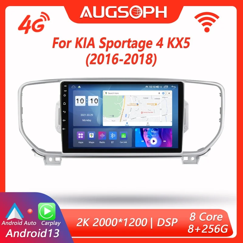 

Android 13 Car Radio for KIA Sportage 4 KX5 2016-2018,9inch Multimedia Player with 4G Car Carplay & 2Din GPS