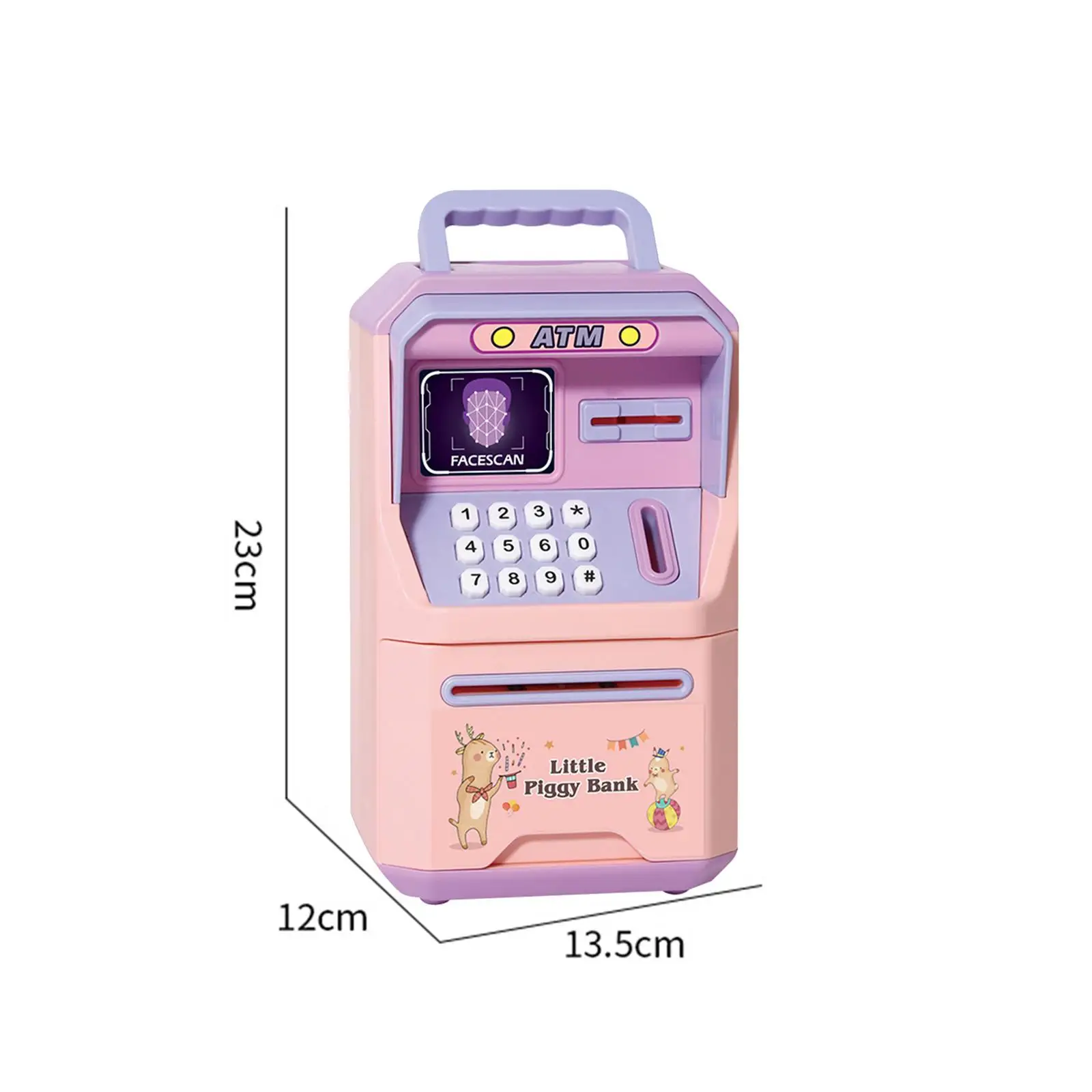 ไฟฟ้า ATM Money Bank Security กล่องรหัสผ่านล็อค Savings Bank อิเล็กทรอนิกส์ Piggy Banks สําหรับอายุ 3-8 ปีของขวัญวันเกิด