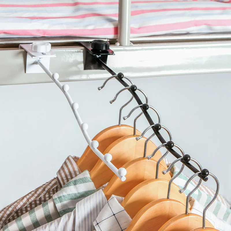 

Portable Window Frame Clothes Hanger Indoor Wall Mount Drying Rack Bedside Clothes Drying Rack Space Saving Closet Organizer