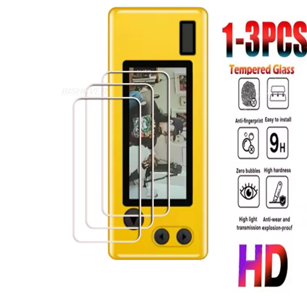 

1-3PCS Tempered Glass For Kodak Charmera Mini CCD Camera Glass Keychain Camera Display Screen Protector Cover Film