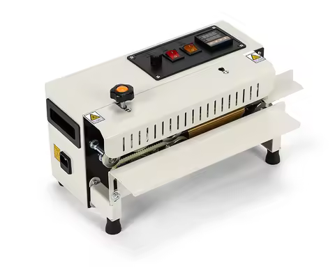 Small Bag Packing Continuous Band Sealing Machine Plastic Bag Sealer Tabletop Easy Operation FR-400