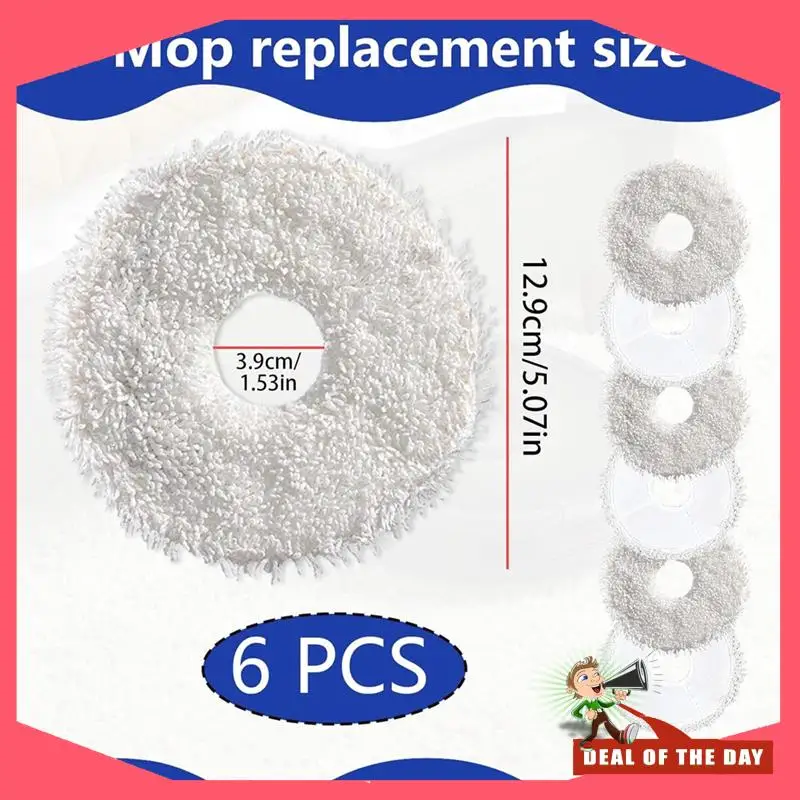 ملحقات مسح الملابس لـ Dreame L20 Ultra، منظف لـ Dreame L10s Ultra، وسادة ممسحة مبللة من الألياف الدقيقة قابلة للغسل