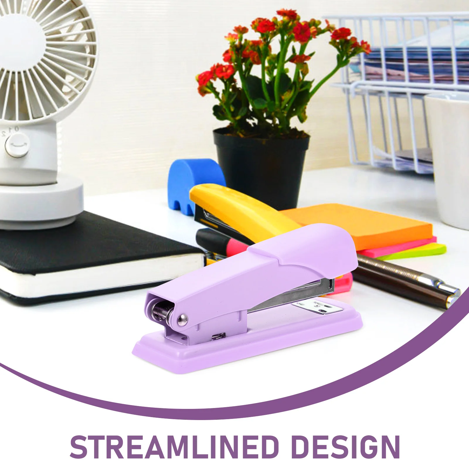 Stapler Office Desks Mini Notebooks Hand Held for Small Classroom Tape Tool Metal Child Kids