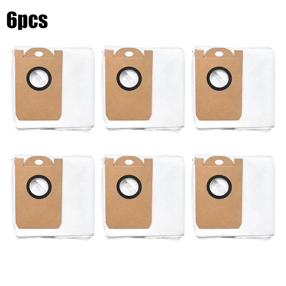 6 Pack Dust Bags For Lenovo T1 Pro Robot Vacuum Cleaner Non-woven Fabric Dust Bag Professional Replacement Filter Bags Parts