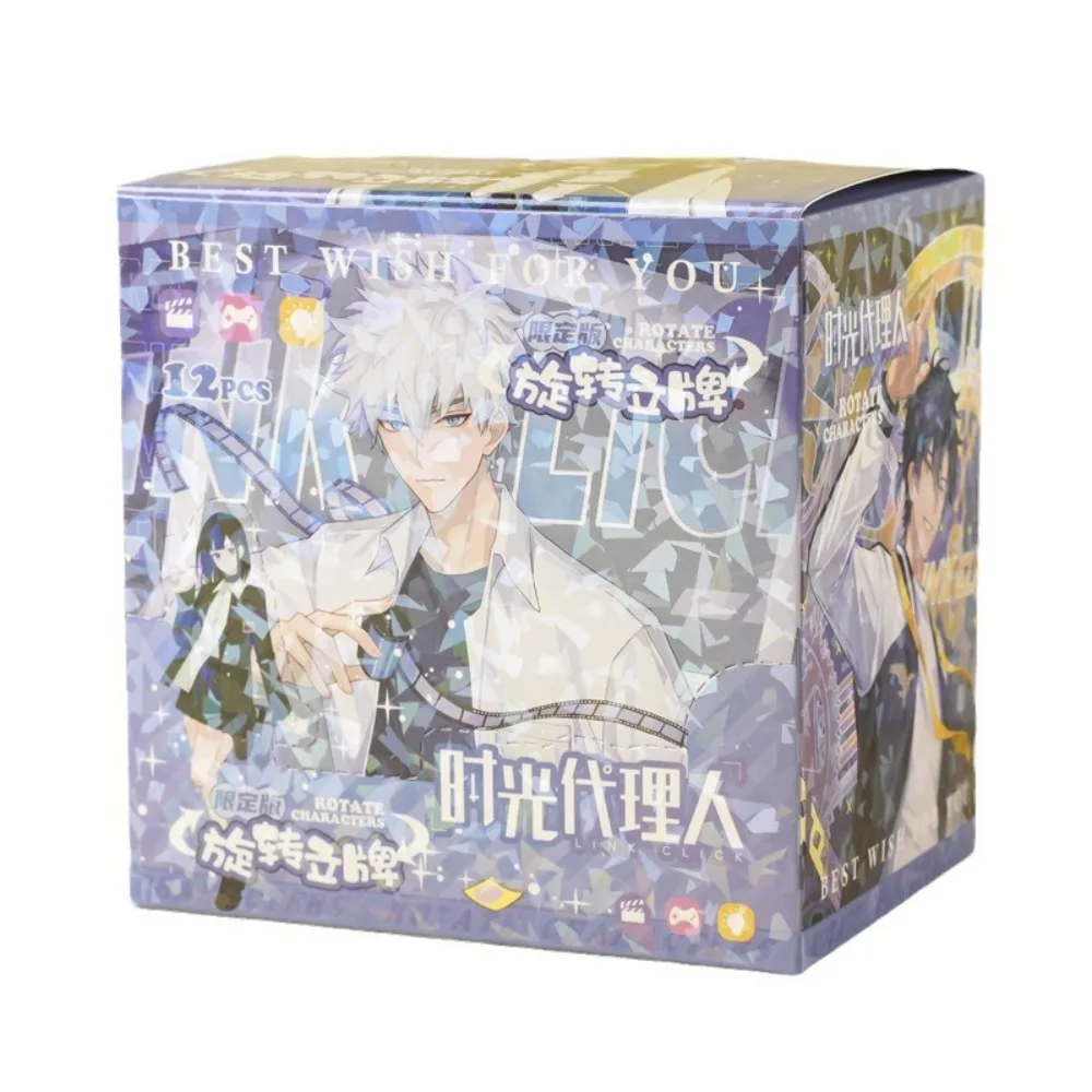 New Cartoon Anime Detective Conan Peripheral Characters Acrylic Rotating Stand Model Desktop Ornament Exquisite Gifts for Kids