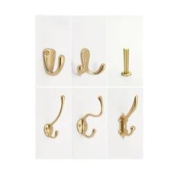 Brass Hook Creative Nordic Clothes Hook Door Wardrobe Shoe Cabinet Single Hanging Clothes Hook Wall Hanging
