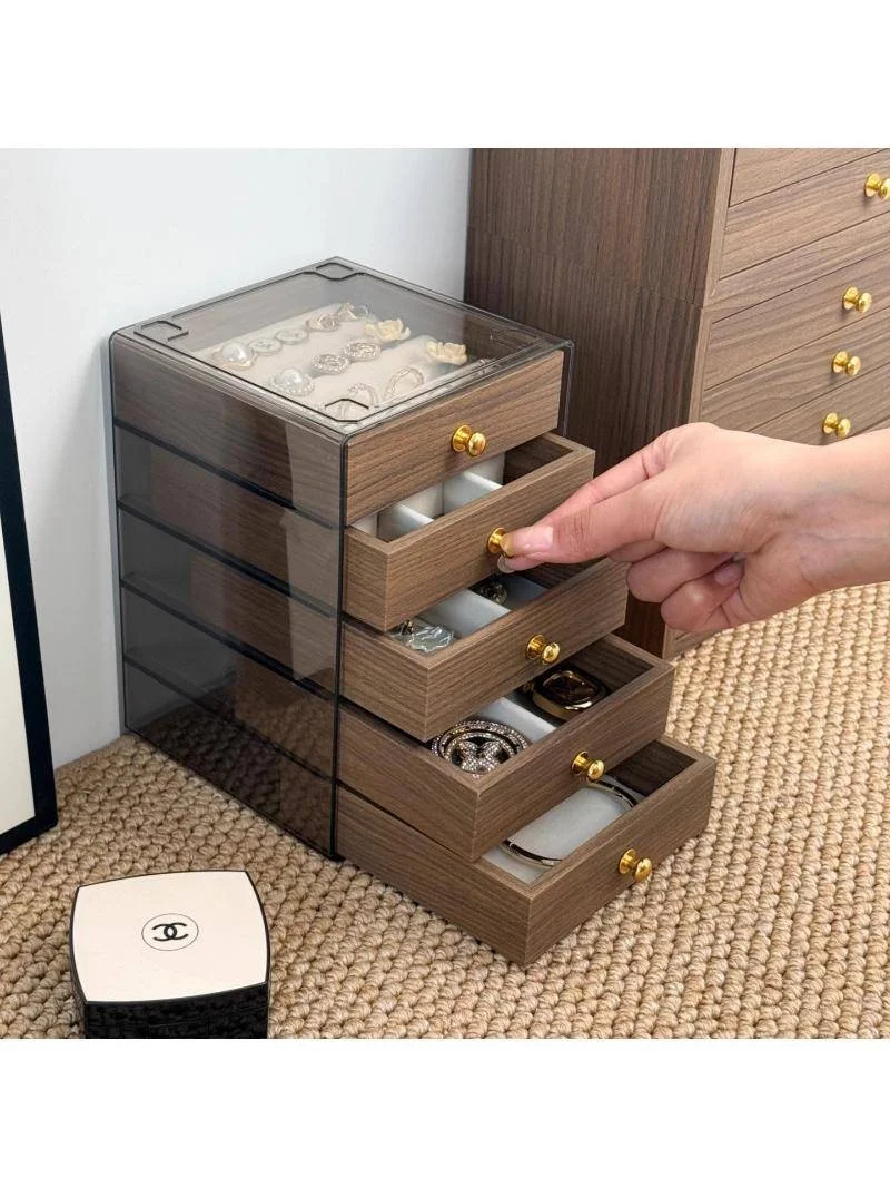 high-end-wooden-jewelry-storage-box-large-capacity-necklace-earring-bracelet-organizer-desktop-decorative-real-wood-case
