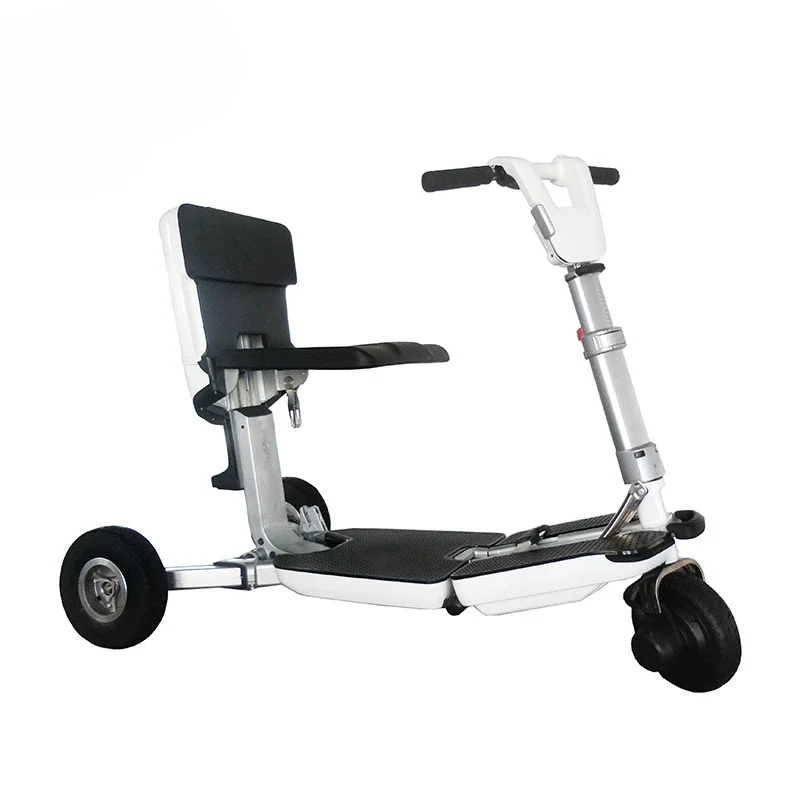 Adult Foldable Disabled 3-Wheel Lightweight Travel Electric Mobility Scooter