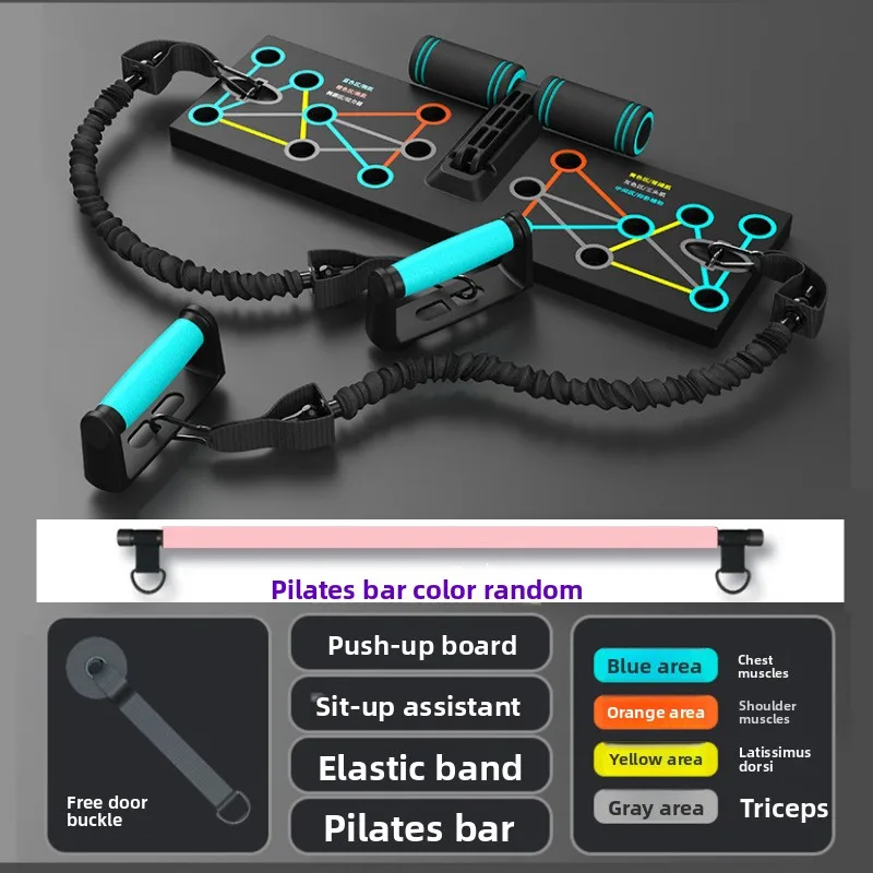 New Push Up Stand Fitness Combination Set for Home Fitness Exercise Chest Abdominal Muscles Back Wide Muscles Push Up Bracket