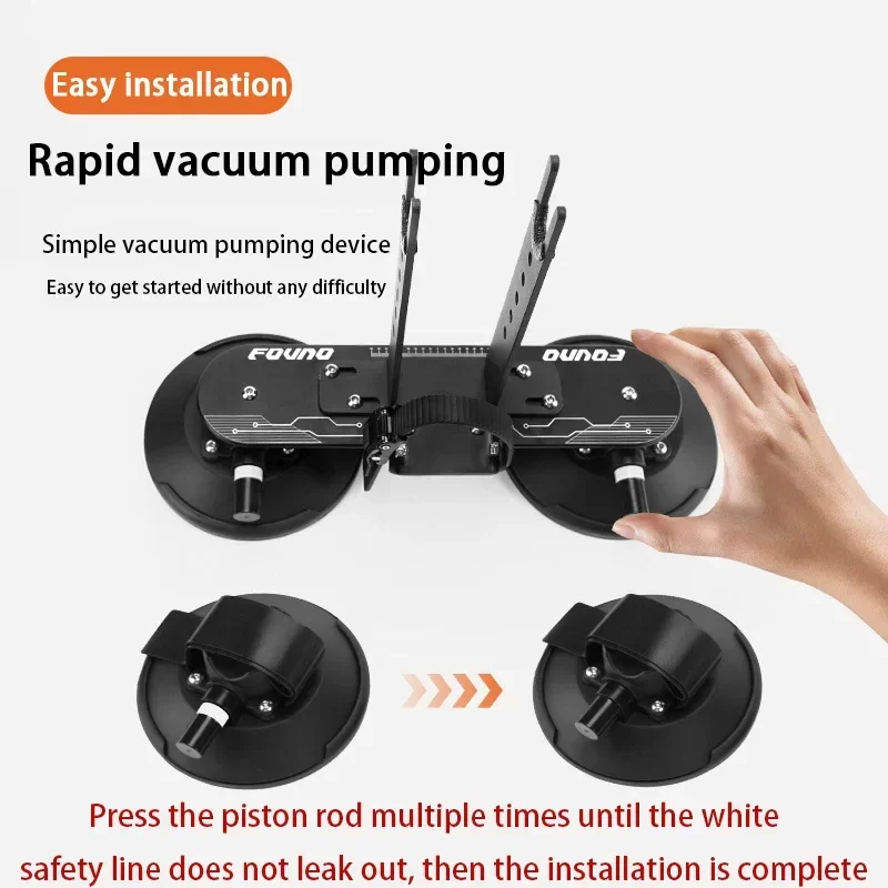 Roof Balance Car Decoration Car Top Bicycle Fixed Suction Cup Roof Modification Decoration - Balance Car or Suction Cup Bracket - view 4