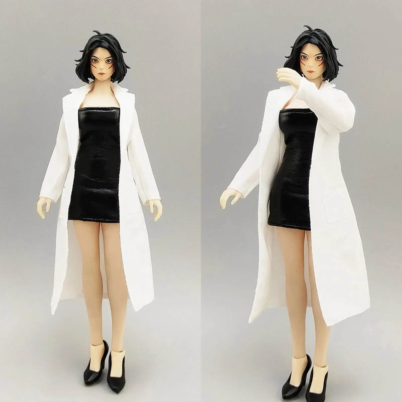 1/12 Scale Female Clothes Classic Practical Compatible Figure Clothing Accessories