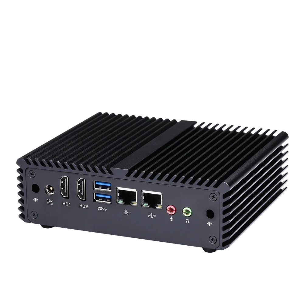 Intel 4th Generation 2955U 4010U 4200U 4500U CPU 2 Gigabit LAN Thin Client Mini Desktop PC Barebone System Industrial Computer