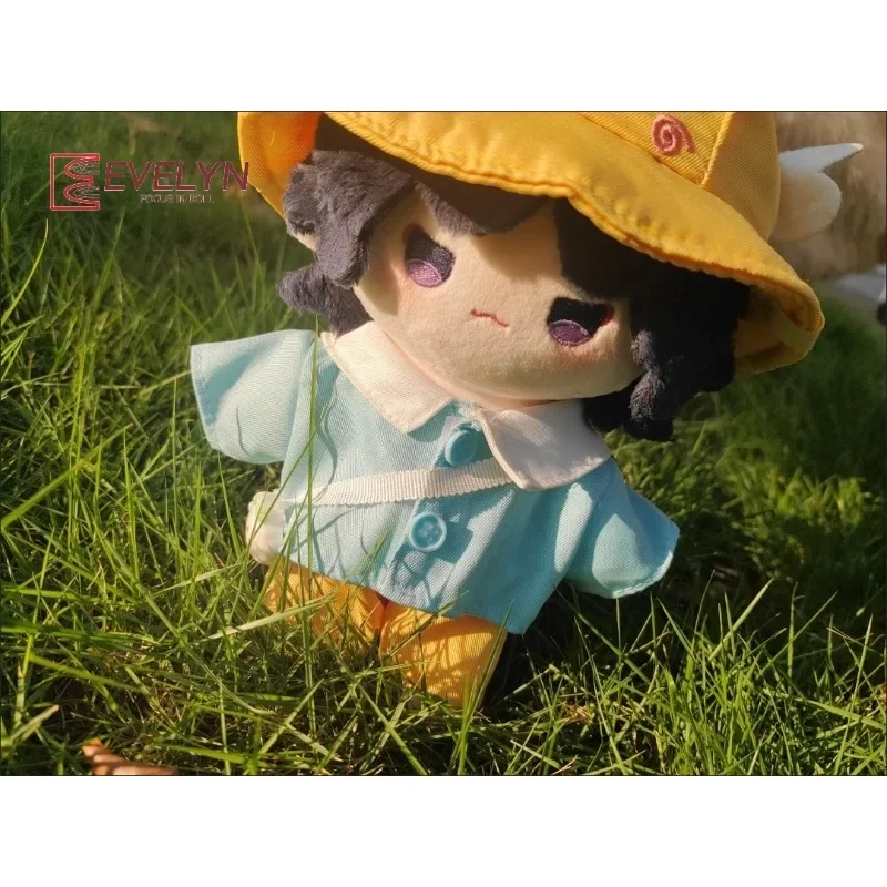 Evelyn（Doll）Cute Hat Shirt and Pants Three-piece Set for 20cm Plush Toys Dress Up Clothes Accessories no Doll Love and Deepspace