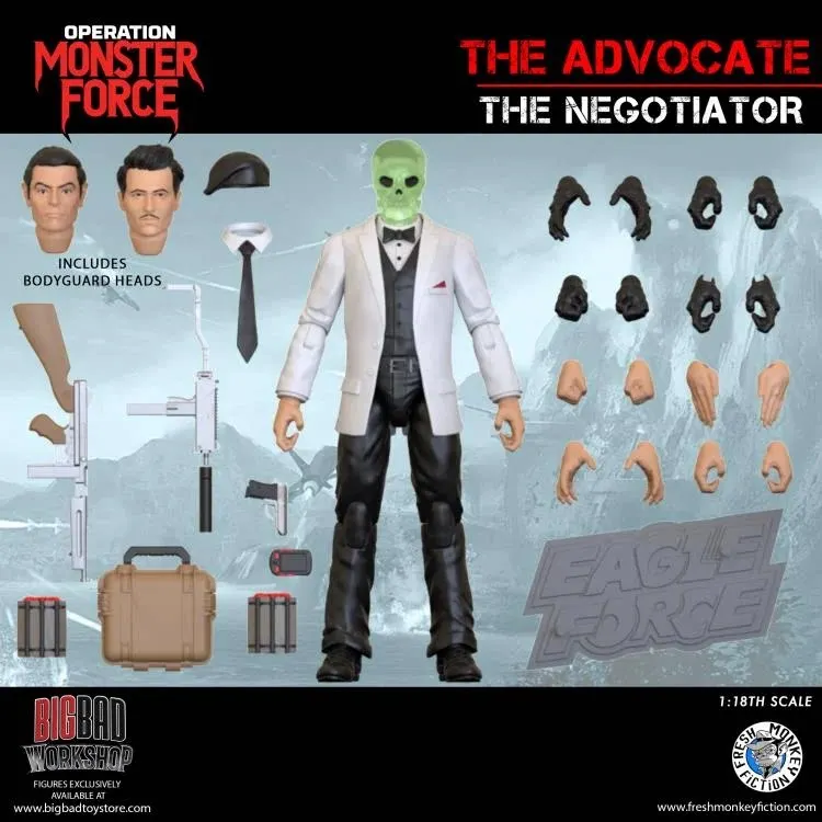 

In Stock Fresh Monkey Fiction Eagle Force 4 Inch 1 18 Scale 2025 Fall Wave Action Figure Set Ninja Space Ape Captain Hunter