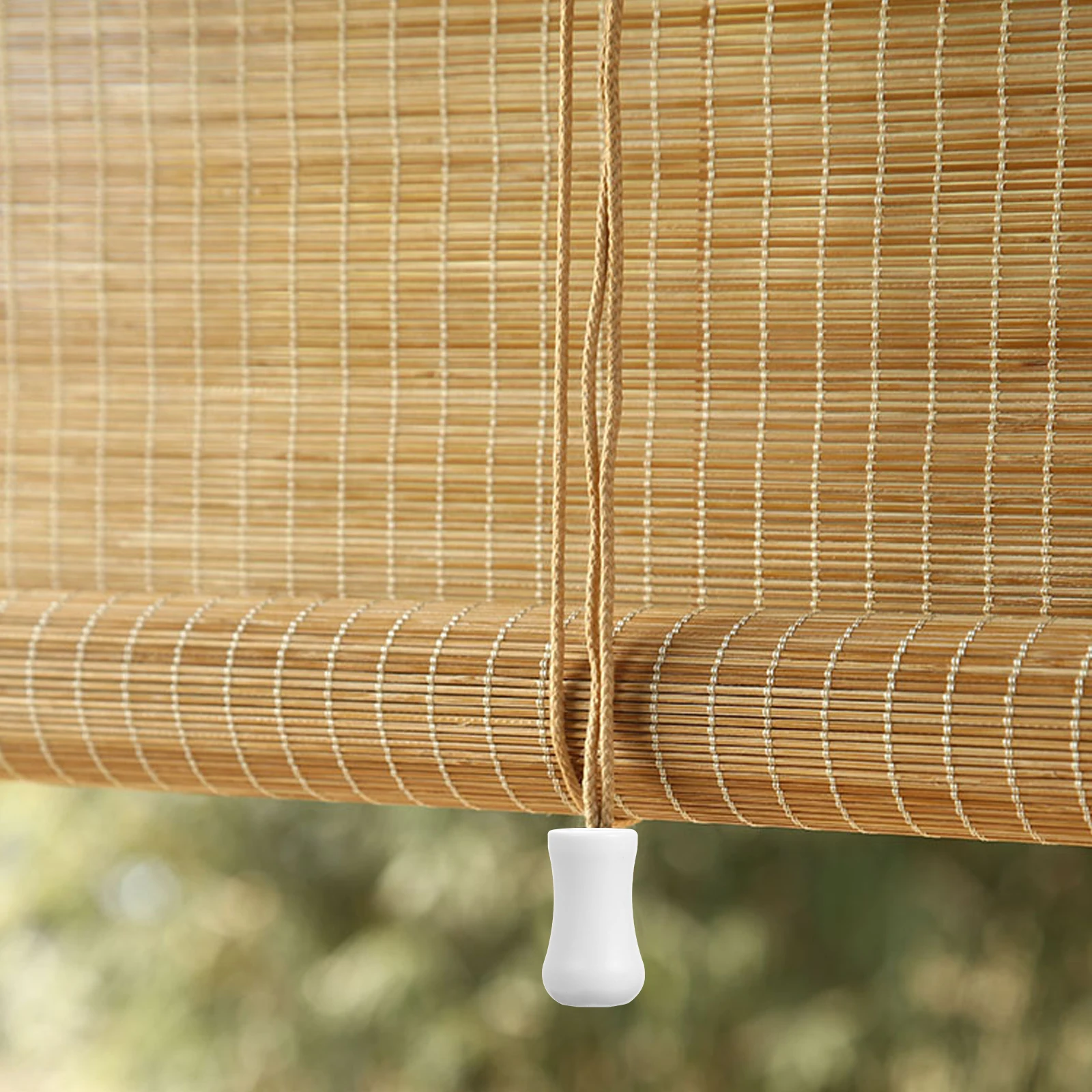 

24 pcs Plastic Curtain Cord Tassel Window Blind Cord Knobs Blinds Drops Pull Ends Replaceable String Knob Household