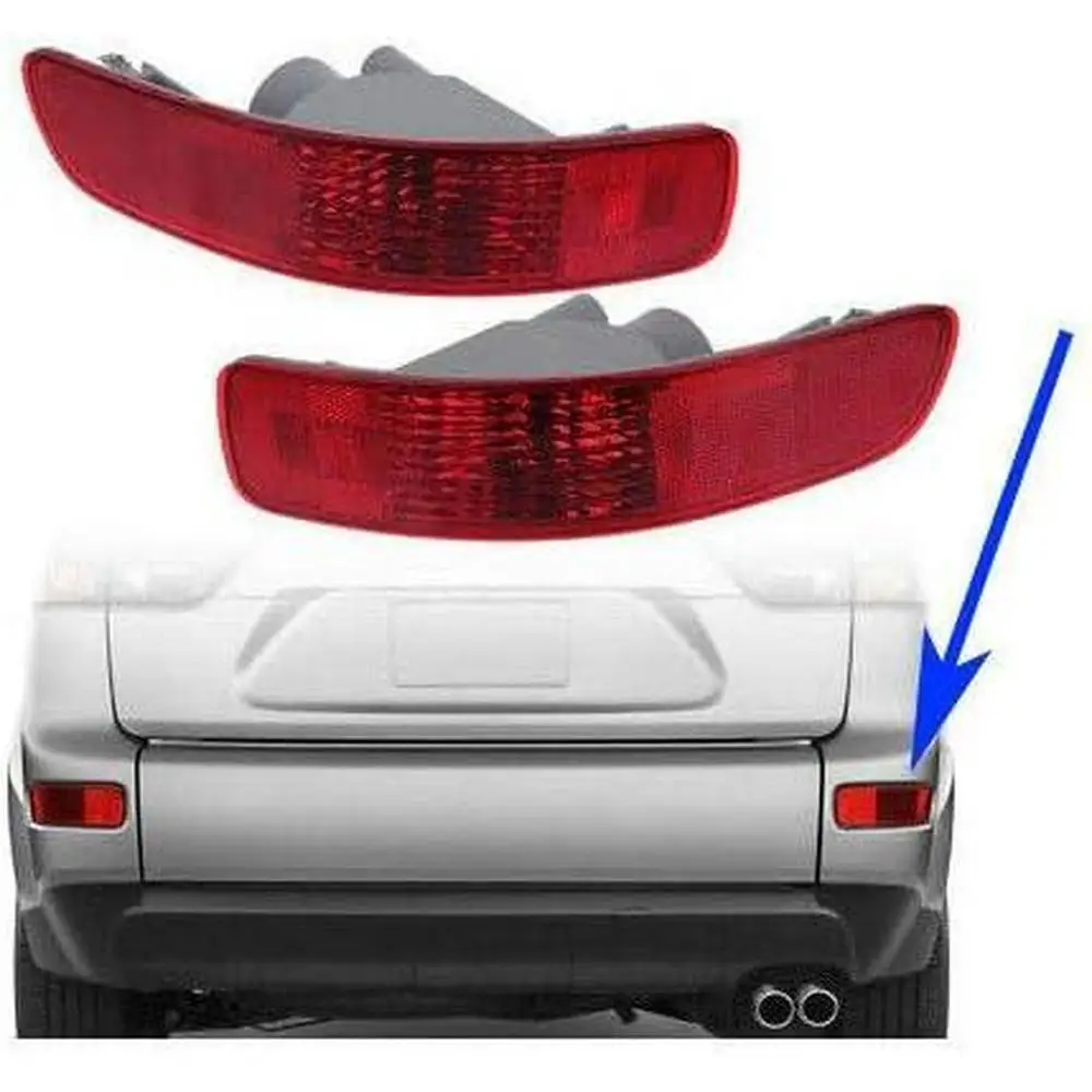 

352A005 8355A004 Rear Bumper Reflector Tail Fog Light Lamp 12V For Mitsubishi Outlander MK2 Peugeot 4007 Citroën C-Crosser