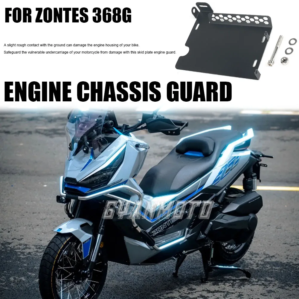 

For ZONTES 368G 368 G 368-G G368 Motorcycle Engine Lower Base Chassis Guard Cover Body Fairing Chassis Protection Shield Cover