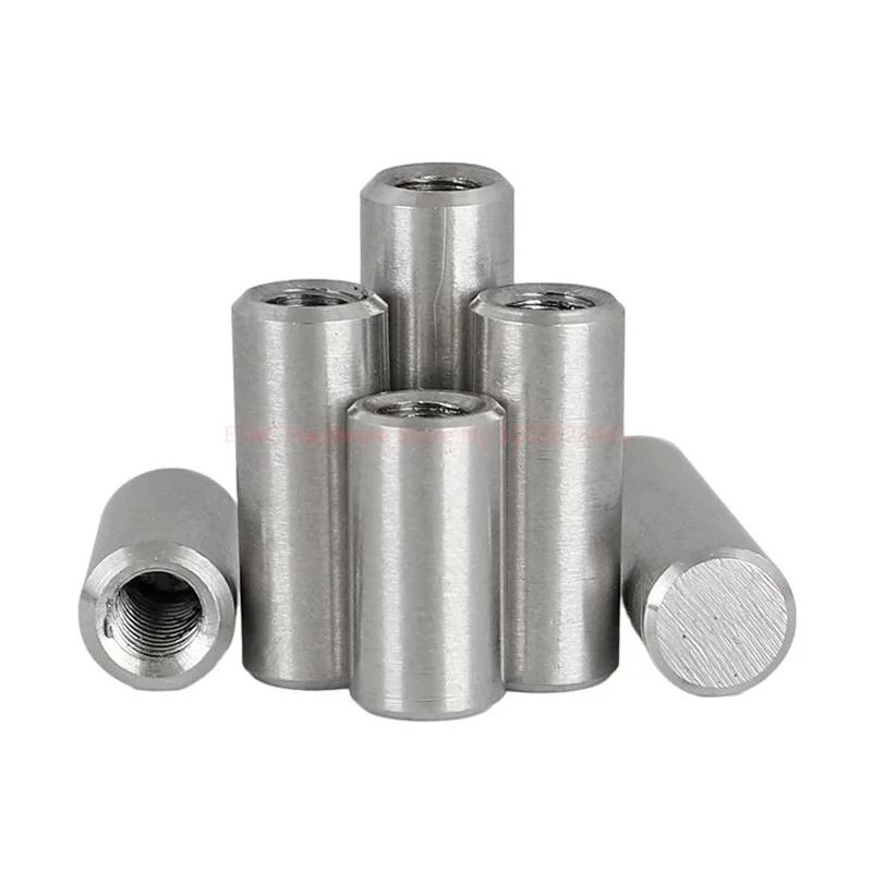 M3 M4 M5 M6 Internal Thread Cylindrical Pin GB120 Female Thread Locating Dowel Pin 304 Stainless Steel OD 4-12mm Length 12-80mm