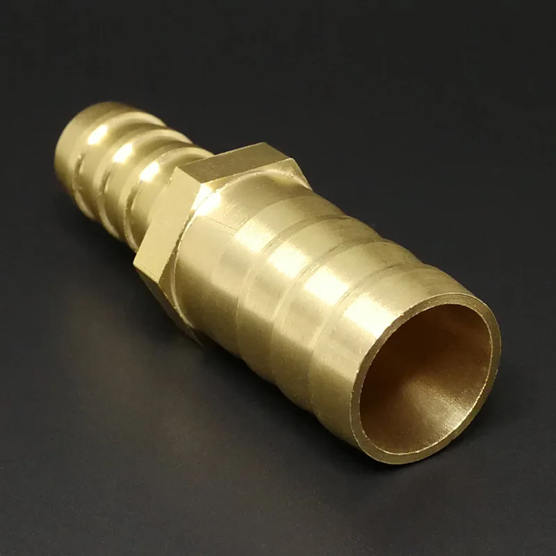 

Brass Straight Hose Pipe Fitting Equal Barb Reducing Joint 4/6/8/10/12/14/19/25mm Gas Copper Barbed Coupler Connector Adapter