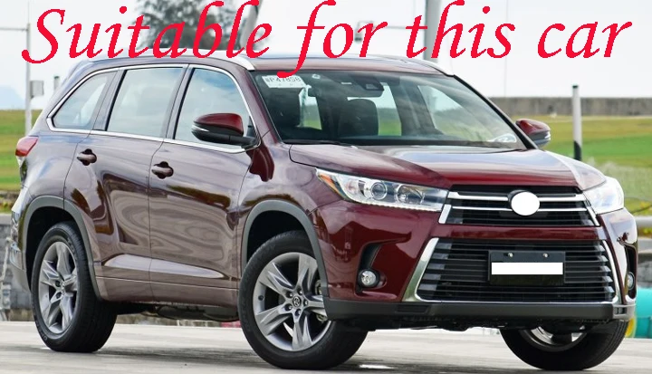 For Toyota HIGHLANDER 2015 2016 2017 2018 Plastic Exterior Visor Vent Shades Window Sun Rain Guard Deflector