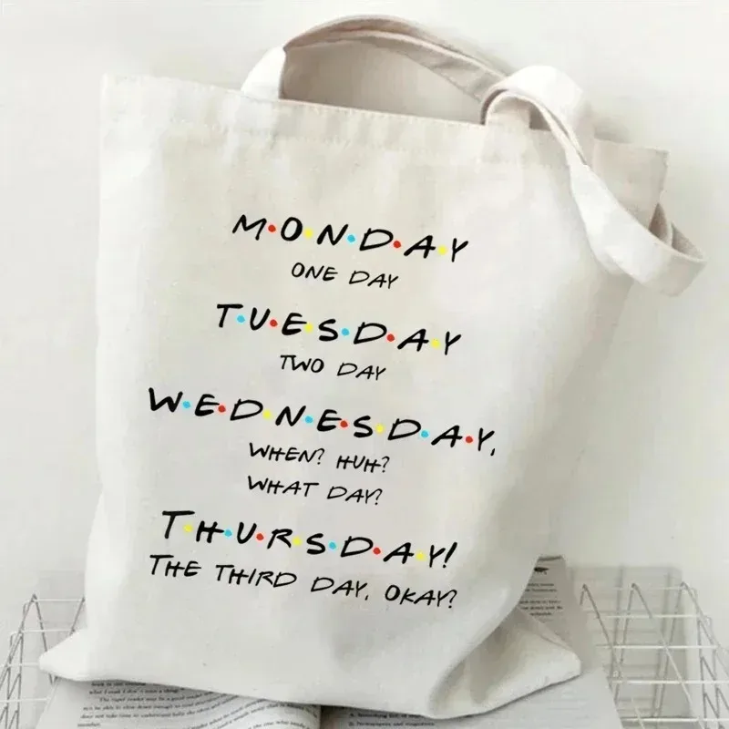 

Bag for Women How You Doing Friends TV Tote Bag Canvas Shoulder Bag for Women Trendy TV Show-Themed Handbag for Girls