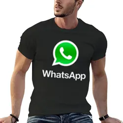 WhatsApp T-Shirt customs Aesthetic clothing shirts graphic tees mens t shirt graphic