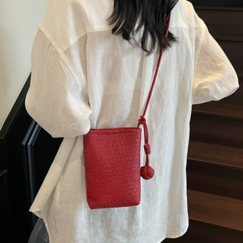 

Mini Crossbody Bags New Large Capacity Soft PU Phone Pouch All-match Waterproof Coin Purse Women Handbags Shoulder Bags