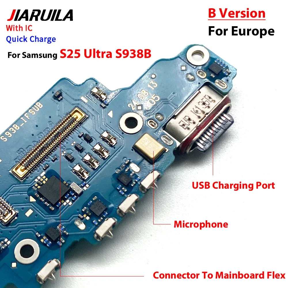 10pcs-dock-usb-charger-board-port-connector-charging-flex-cable-for-samsung-s25-edge-s25-ultra-s25-plus-s25