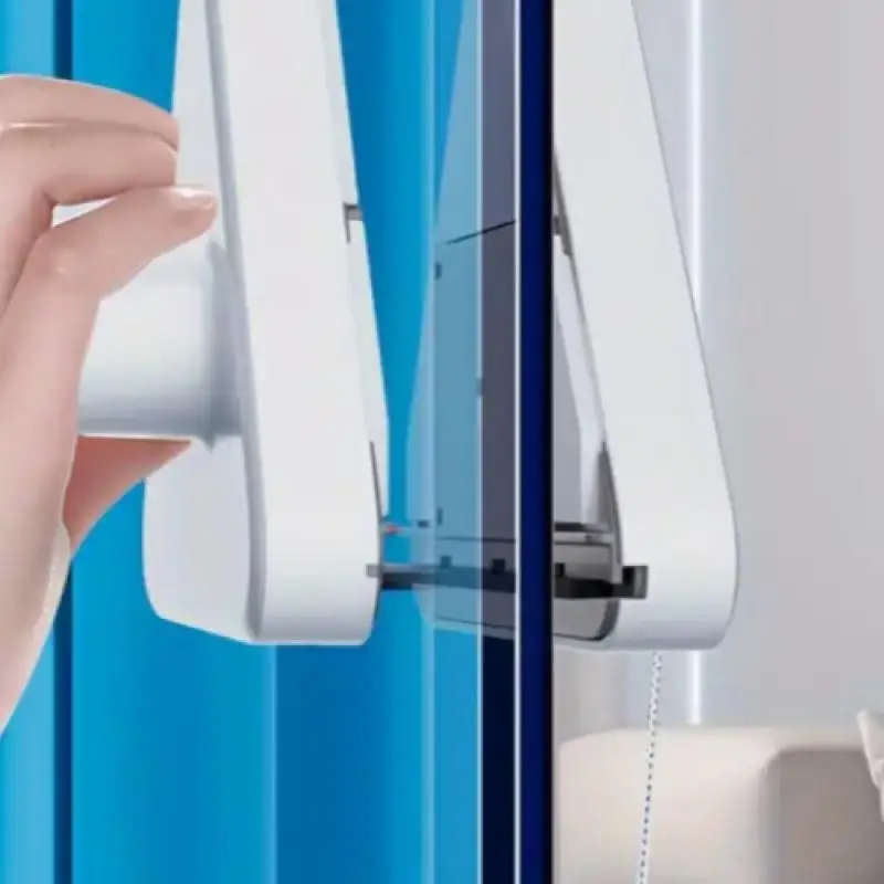 

High-Strength Magnetic Window Cleaner for High-Rise Glass, Anti-Pinch ABS Handle, 3-10mm Thickness, Safety Rope Included (White)