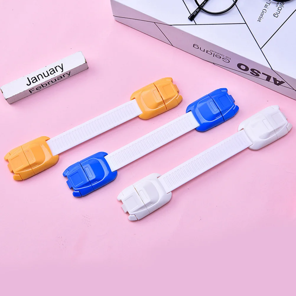 

5Pcs Child Safety Lock Multifunction Car Shape Design Baby Hand Protecting Device for Cabinets Drawers Fridge Wardrobe Lock