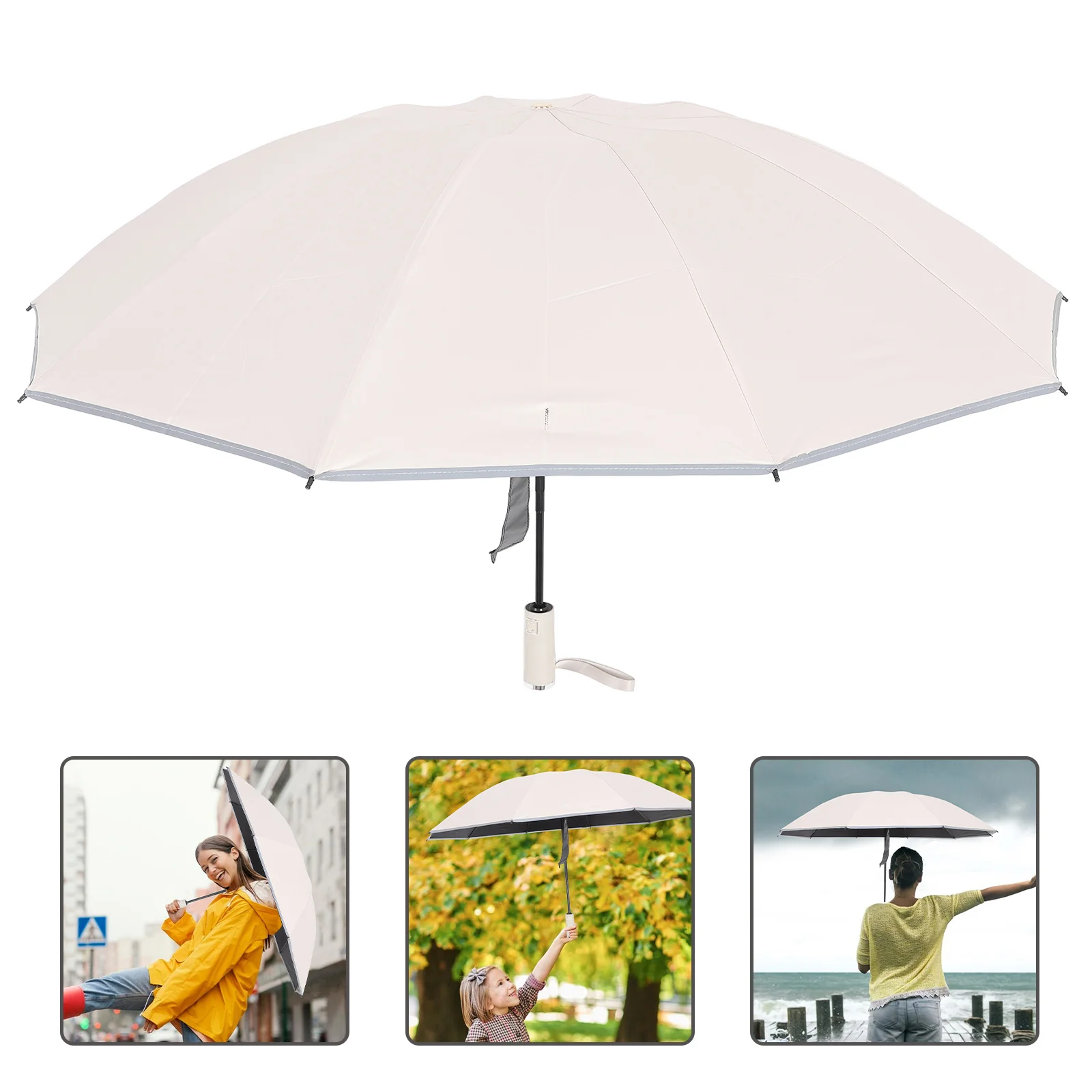 

Anti-UV Sun Protection and Umbrella Men Women Umbrellas for Rain Aluminum Alloy Backpack