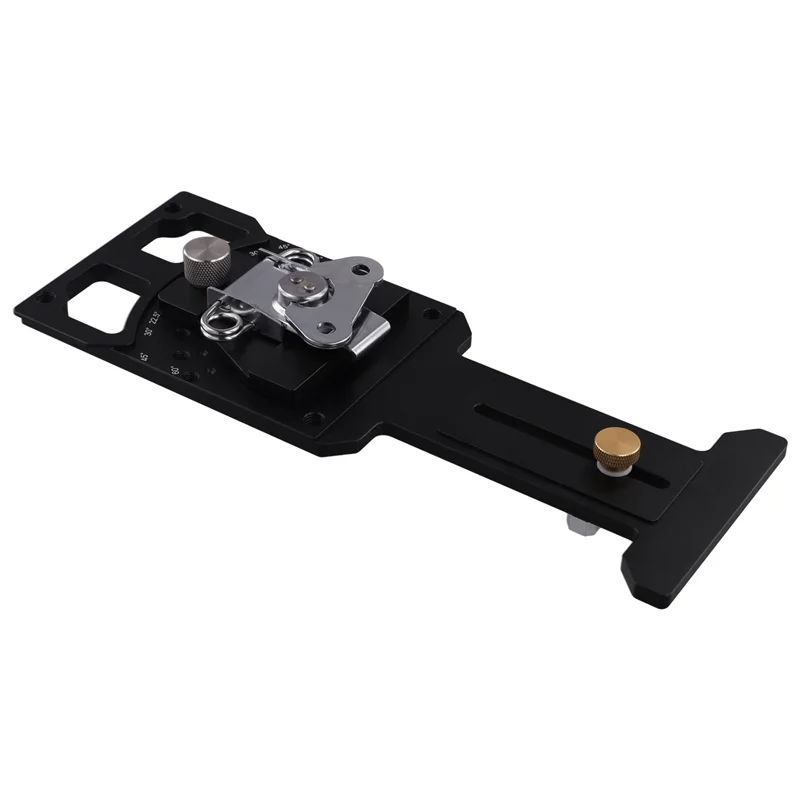 

【ЭЛЕКТ】60 ° До 60 ° Регулируемая угловая направляющая для гусеничной пилы с быстрым положительным упором и прямоугольной направляющей под углом 90 градусов