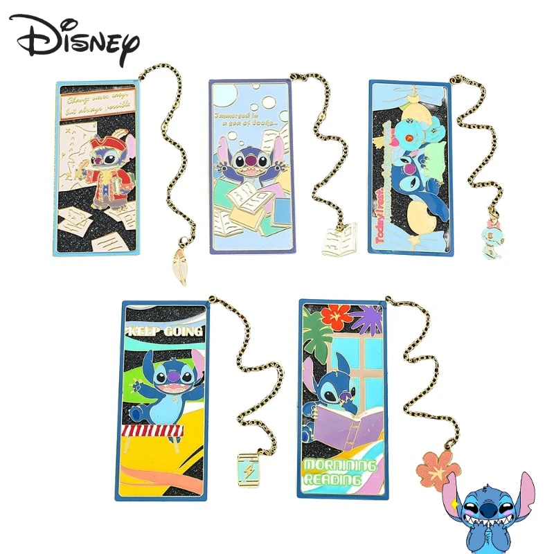 

Disney Stitch милые мультяшные закладки креативные кавайные аниме металлические полые студенческие закладки мужские и женские канцелярские принадлежности подарки