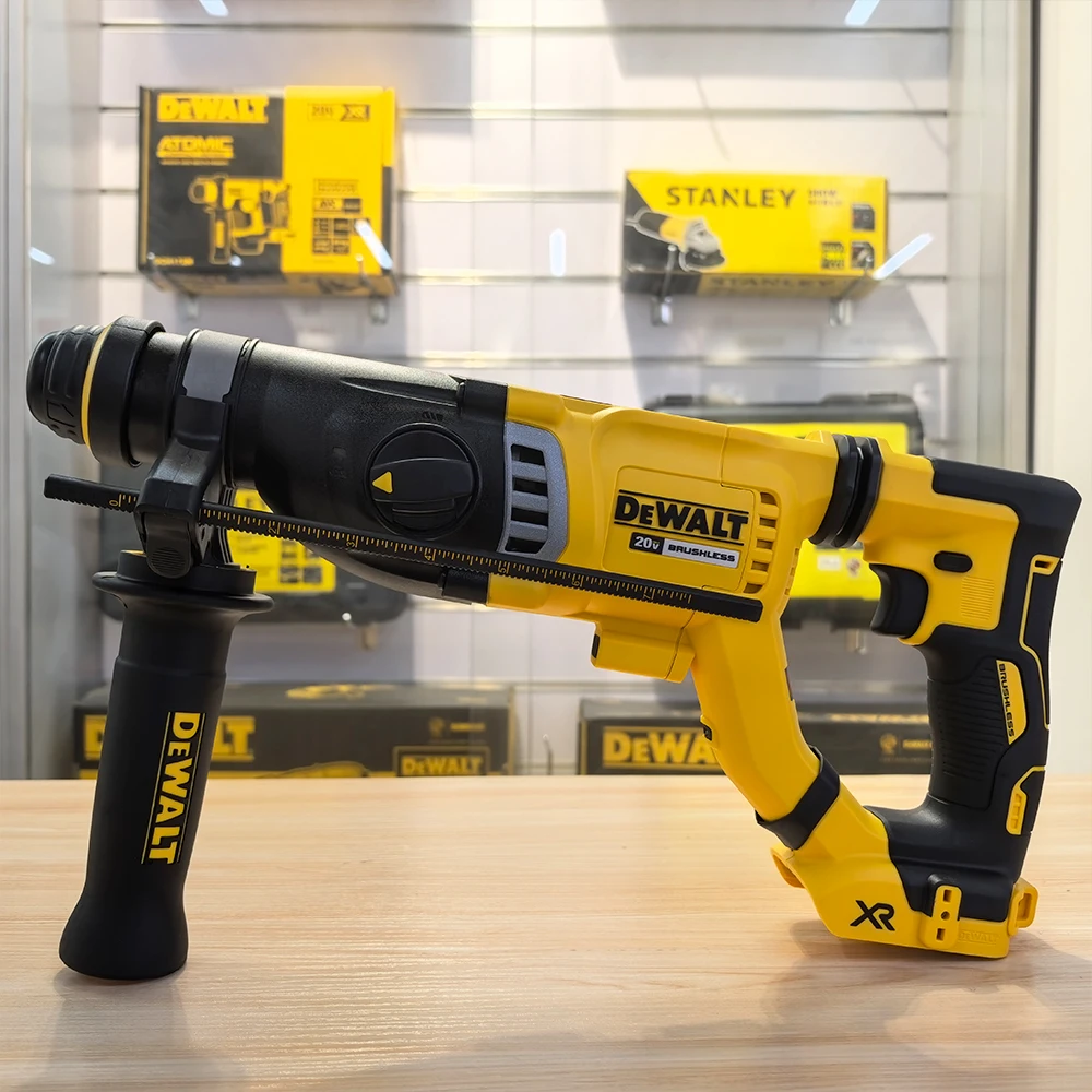 DEWALT 20V Fırçasız Akülü Çekiç Darbeli Matkap SDS PLUS D-Kolu Döner Çekiç DCH263 Çekiç Elektrikli El Aletleri