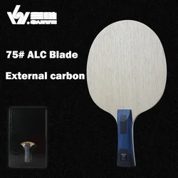 SANWEI-Professional ALC Table Tennis Blade, VIS Structure, Aryl Carbon Ping Pong Paddle, Super Attack, 75, Original