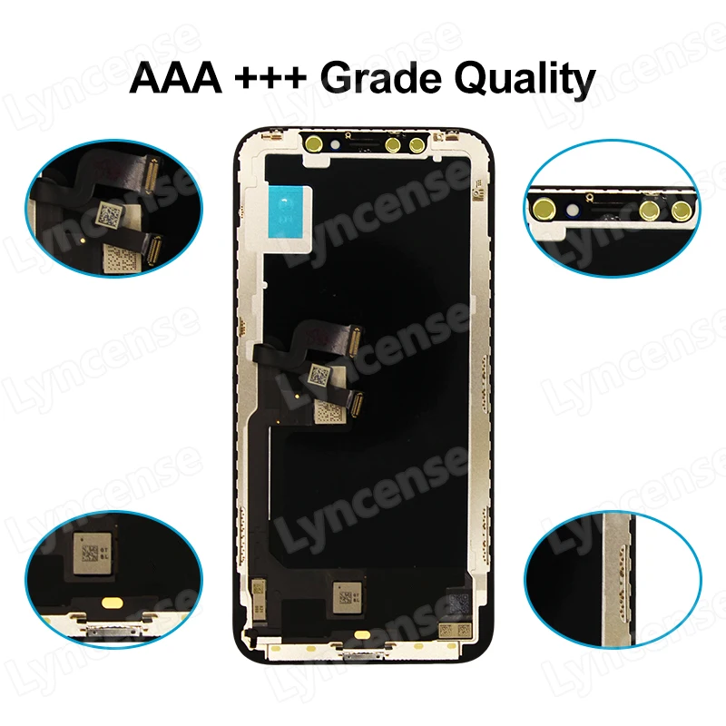 AAA++ OLED Para iPhone 13 Pro Max, LCD 12 Mini, 13, pantalla táctil digitalizadora INCELL para iPhone 12 Pro Max, 14 Plus, 15 Pro LCD X 2
