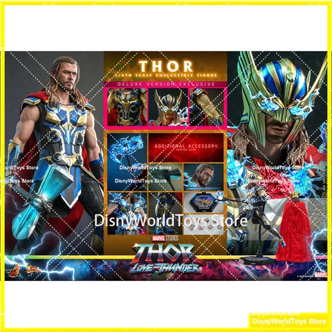100% Original HotToys HT MMS656 Thor 4 Love and Thunder Thor 1/6 In Stock Anime Action Collection Figures Model Toys