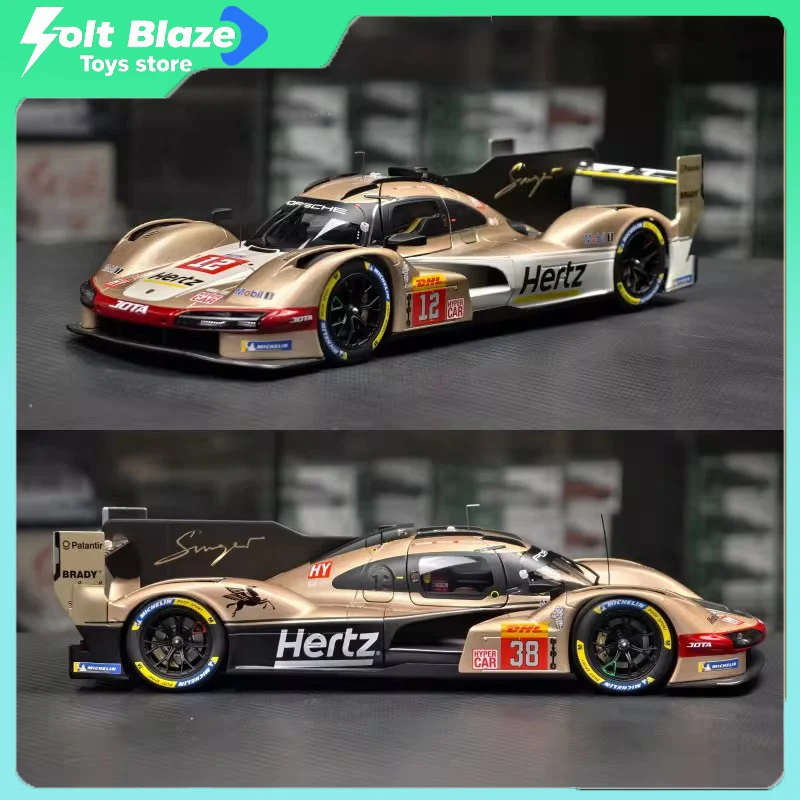 

NOREV 1/18 Porsche 963 Hertz Team Jota Le Mans, модель автомобиля из сплава, украшение для комнаты, модели, моделирование, коллекционные автомобили, игрушки для мальчиков, подарок