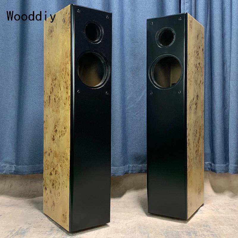 Wooddiy 8 Inch Hifi Wood Cabinet Speaker Empty Box Birch Plywood One Pair Two Way Three Way Veneer