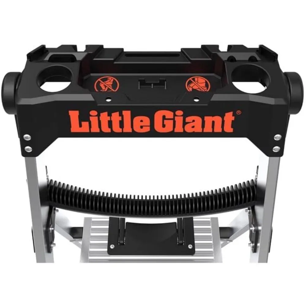 سلم من الألومنيوم بطول 5 أقدام، سلم متين عالي الجودة صناعيًا بوزن 375 رطلًا، خفيف الوزن للغاية للاستخدام الاحترافي