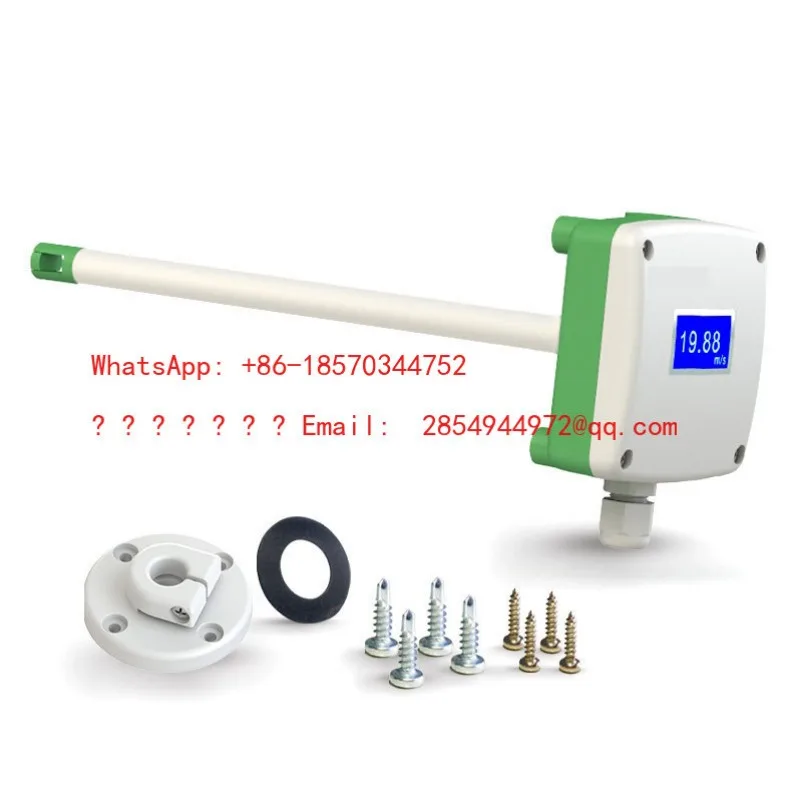 

L Duct Type Air Volume Sensor Duct Air Speed Transmitter Measuring Instrument High Precision .02 Anemometer