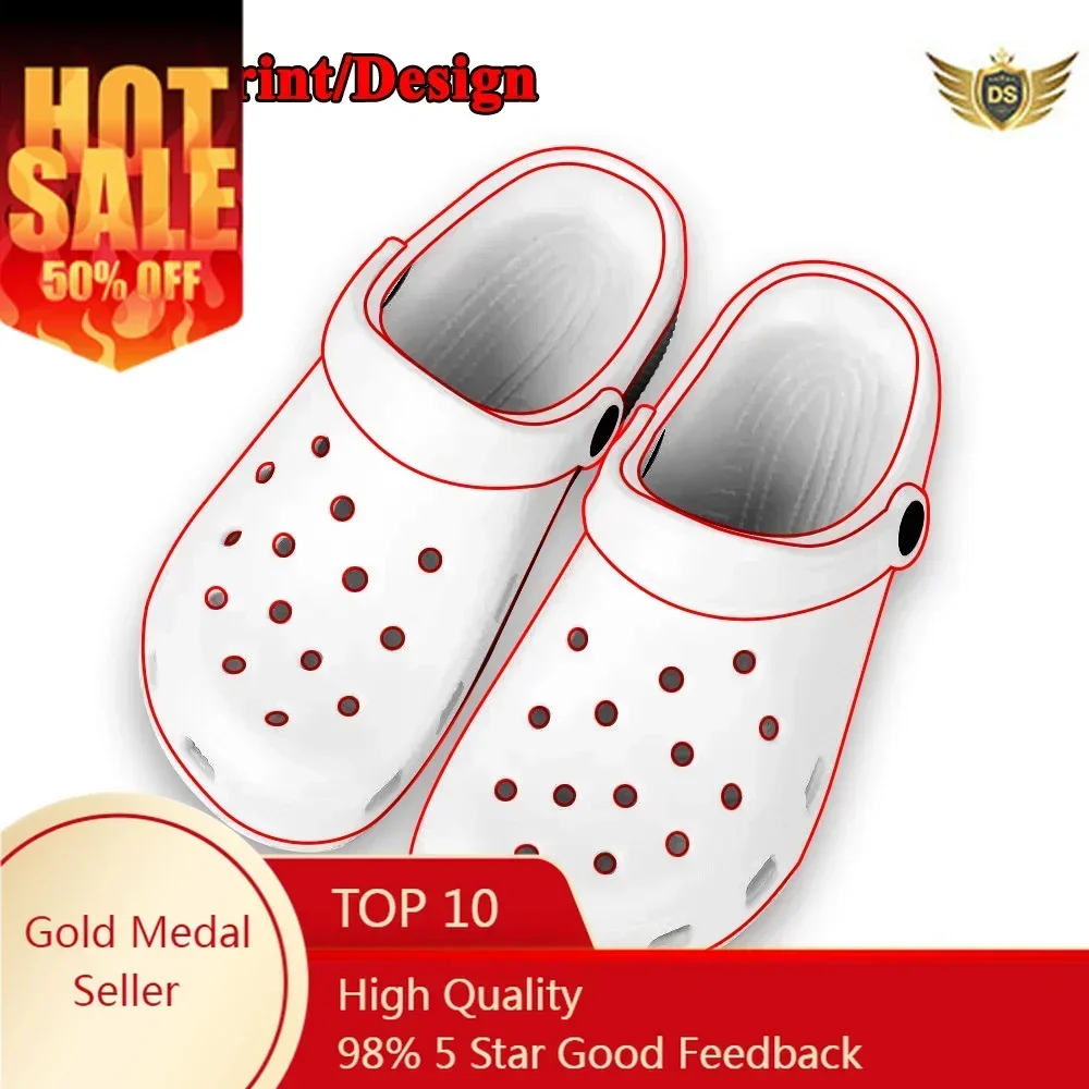 

Custom Shoes Customized Clogs Water Shoes Mens Women Teenager Sandals DIY Garden Bespoke Home Customize Shoe Custom Hole Slipper