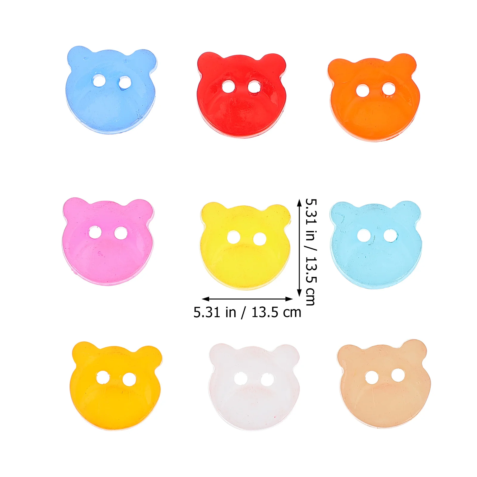 

400 Pcs Crafts Fun Buttons Clothe Sewing Kit Making DIY Cartoon Resin Clothing Colorful Scrapbook
