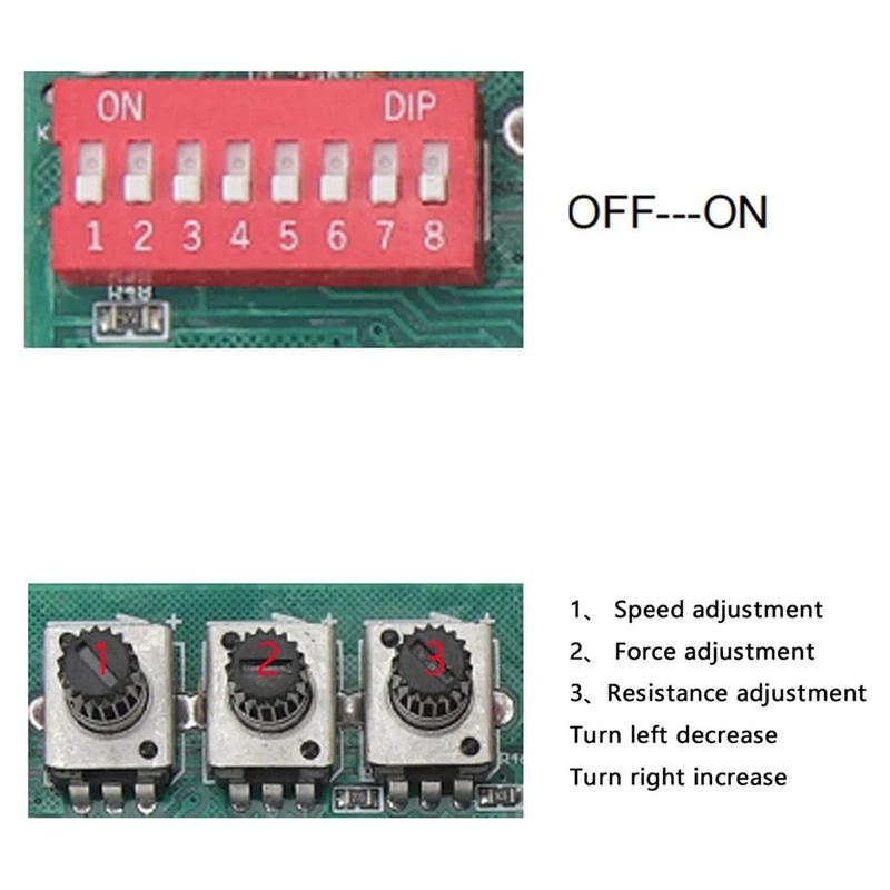 Sliding Gate Operator Control Board Replacement, Main PCB Circuit For Gate Motor, Universal Gate Opener With Indicators