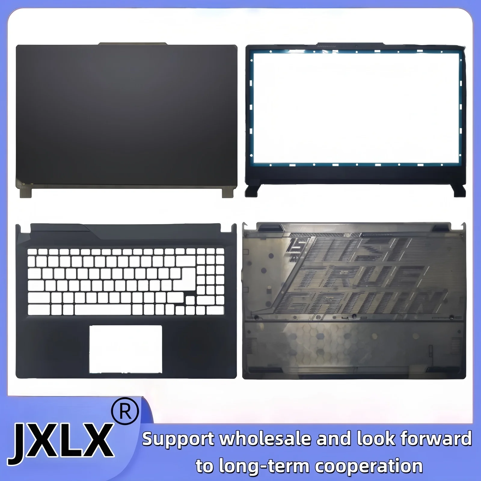 JXLX® New For MSI Cyborg 15 A12V A13V A13U MS-15K1 15K2 Laptop LCD Backpanel/Front Panel/Palm Stand/Bottom Base Cover Lower Case
